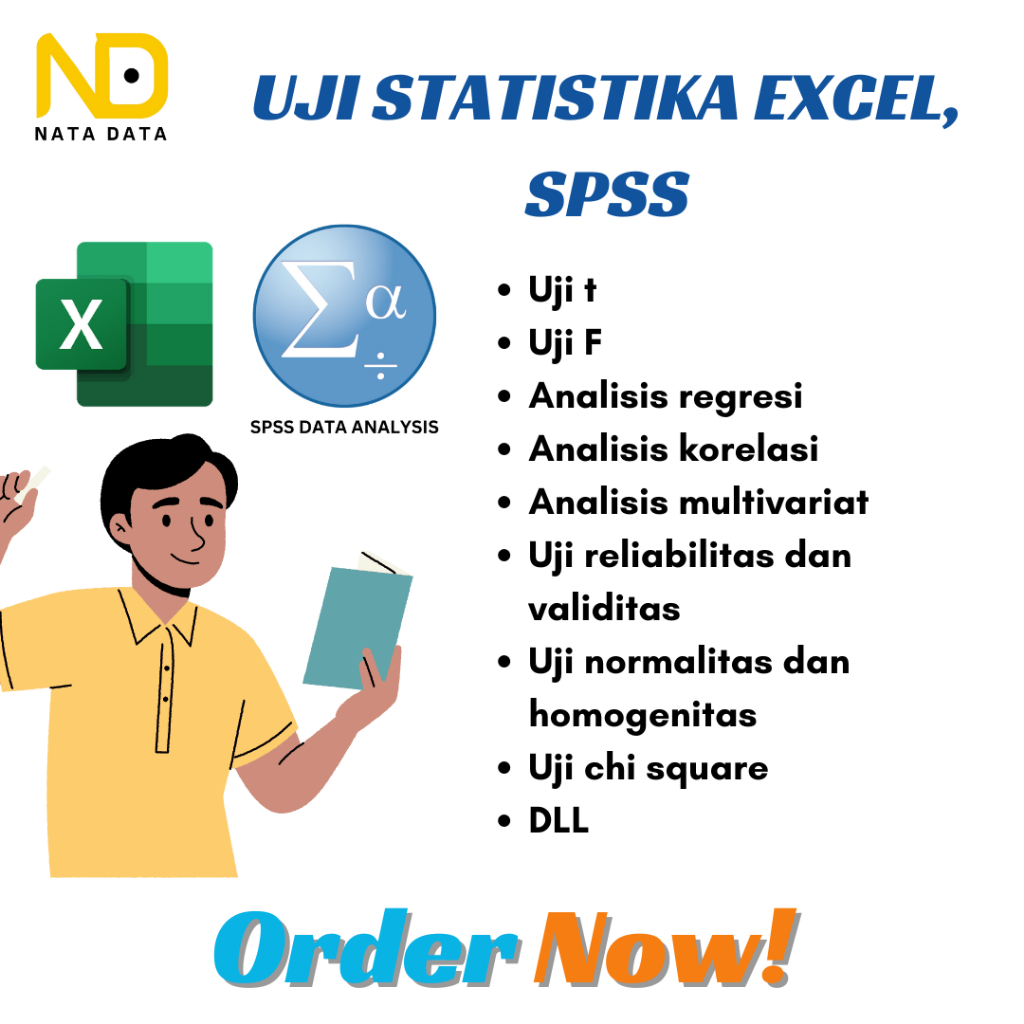 UJI STATISTIKA EXCEL, SPSS | UJI VALIDITAS DAN REALIBILITAS | UJI NORMALITAS | UJI N-GAIN | UJI REGR