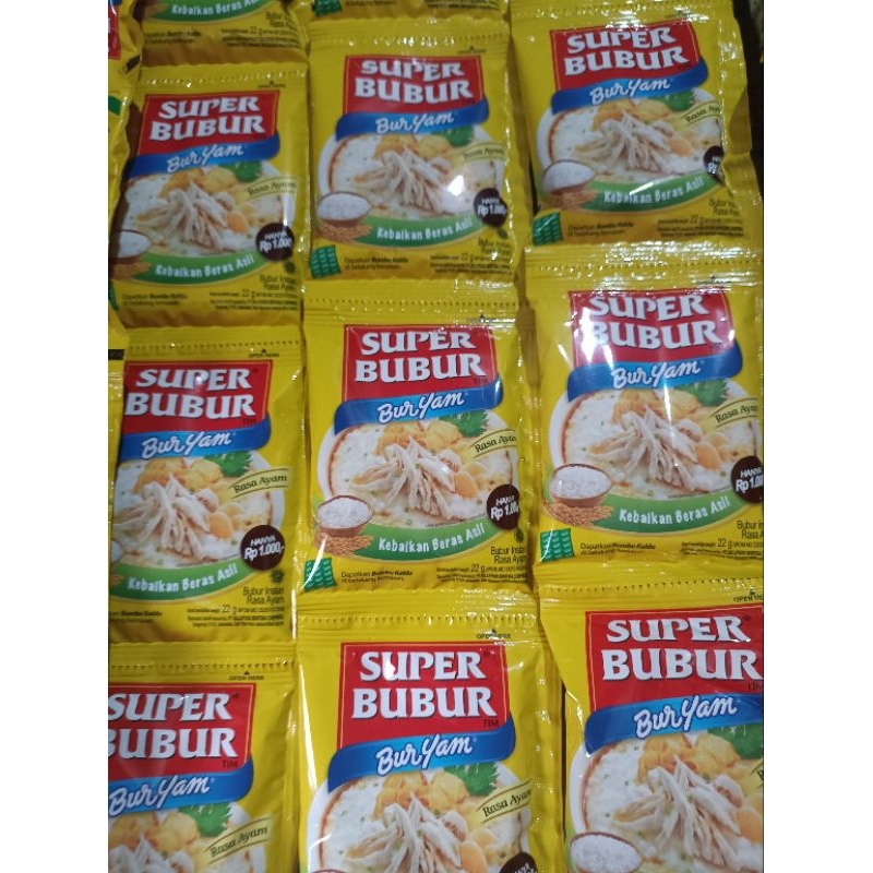 

SUPER BUBUR BURYAM (1 RENCENG 10 BKS)