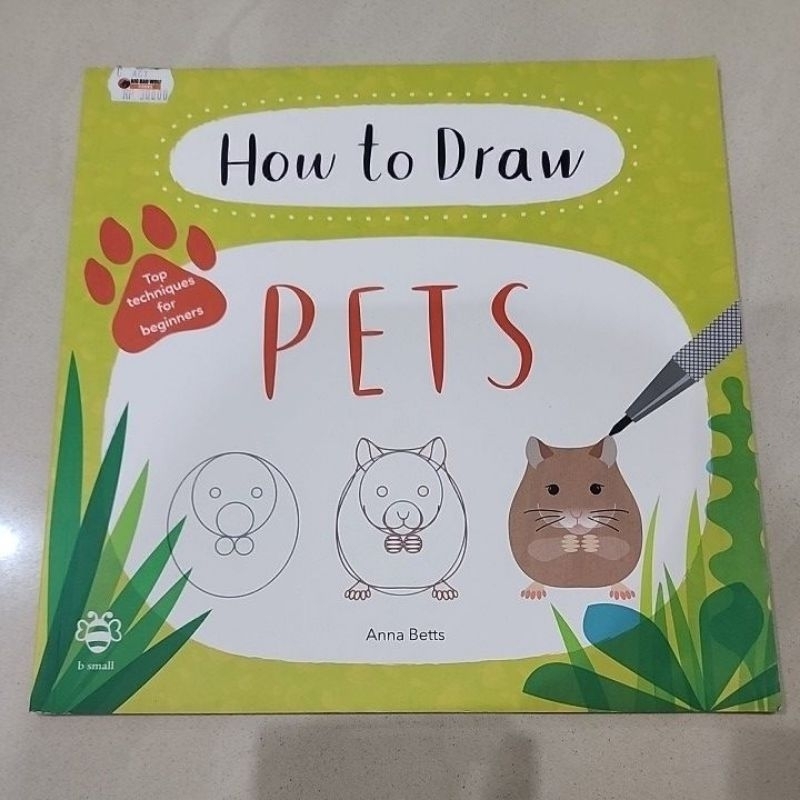 

Preloved How To Draw Pets Buku Gambar Binatang Inggris Anak