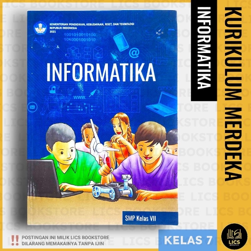 Buku Informatika TIK Siswa Kelas 7 SMP / MTS Kurikulum Merdeka KURMER