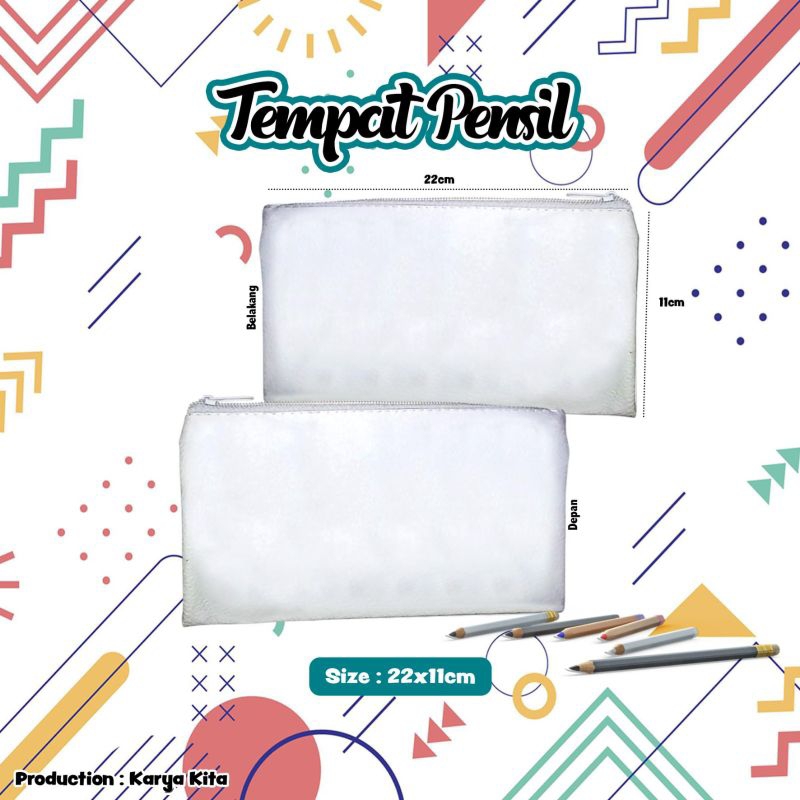 

Paket 100Pcs Tempat Pensil Polos Ready Stok Langsung Dikirim