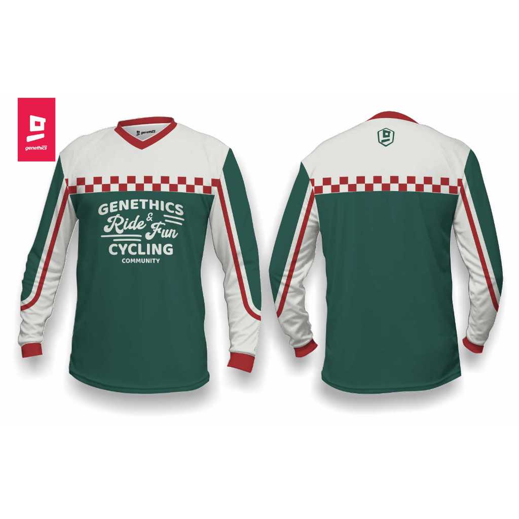 JERSEY SEPEDA DOWNHILL / MTB GENETHICS - JERSEY CUSTOM - DH24-013 - JERSEY DOWNHILL - JERSEY MTB - J
