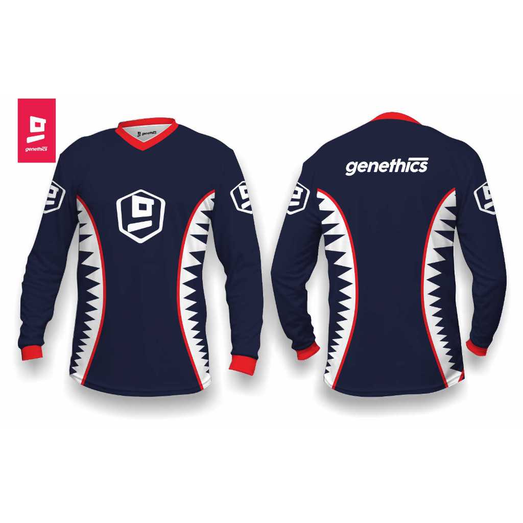 JERSEY SEPEDA DOWNHILL / MTB GENETHICS - JERSEY CUSTOM - DH24-016 - JERSEY DOWNHILL - JERSEY MTB - J