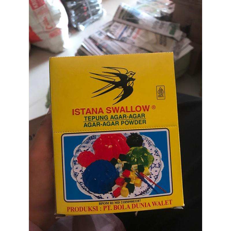 

Agar Agar Wallet Istana Swallow kemasan Sachet 7gr