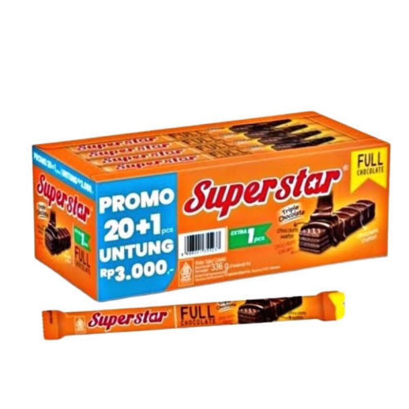 

1 KTK SUPERSTAR TRIPLE CHOCOLATE BOX 21bks