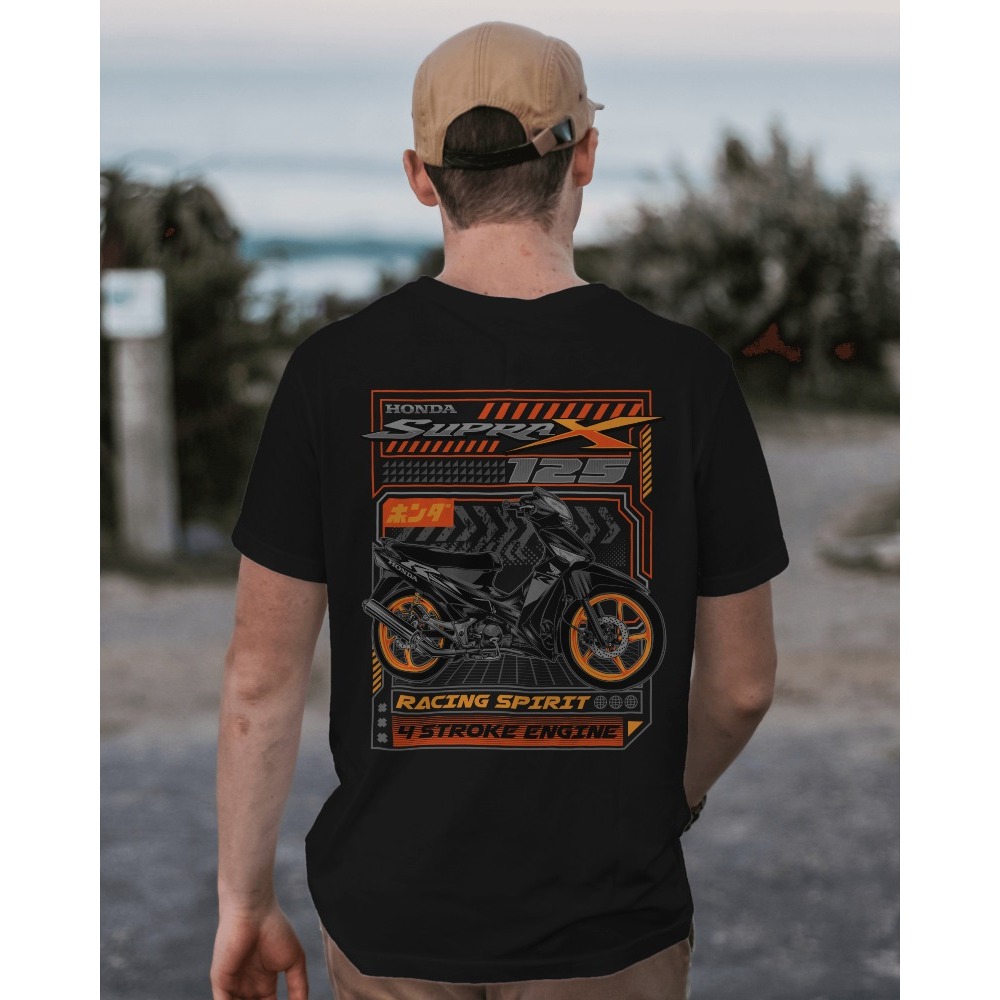 kaos custom motor SUPRA-X 125 kaos keren kaos motor kaos touring kaos keren