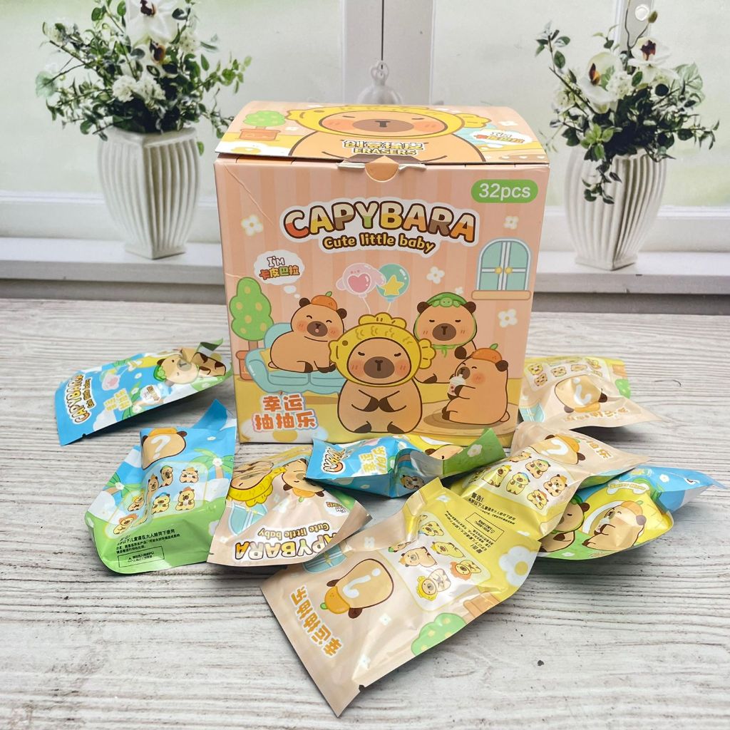 

Penghapus Karet Miniatur Mystery Bag Capybara ER 1470 - eraser pencil wangi lucu unik estetik