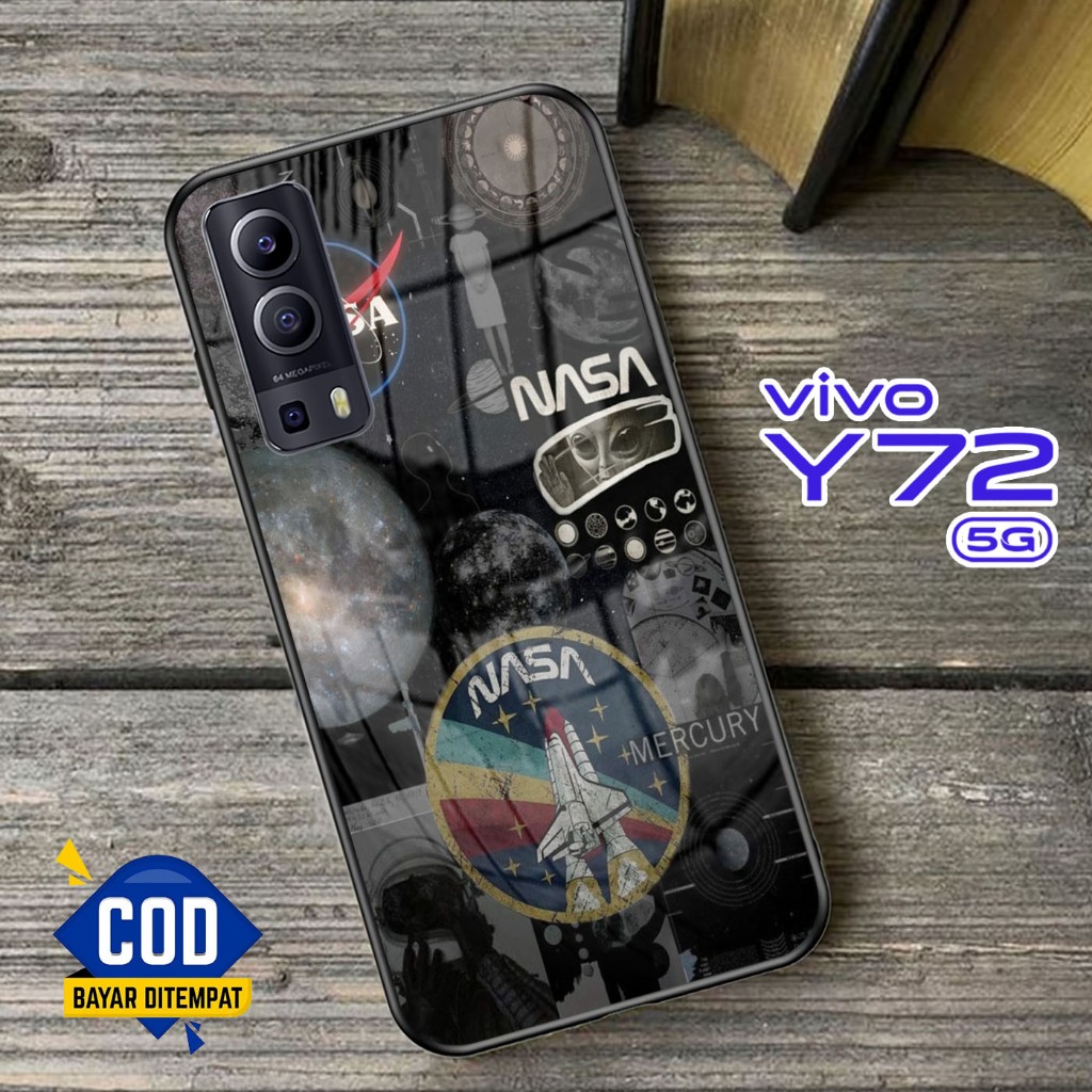 Softcase Kaca VIVO Y72 (5G) - Case Handphone VIVO Y72 (5G) [T67].