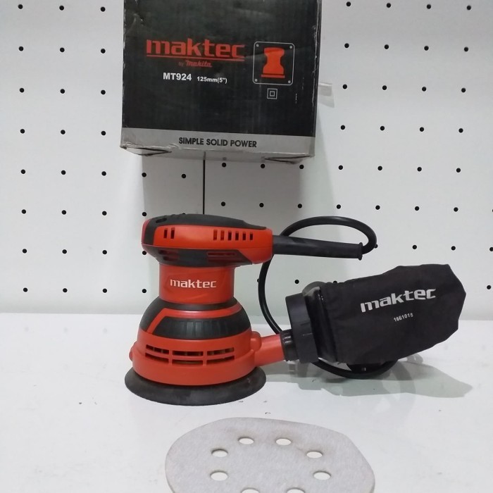 Mesin Orbital Sander 125mm Maktec MT924