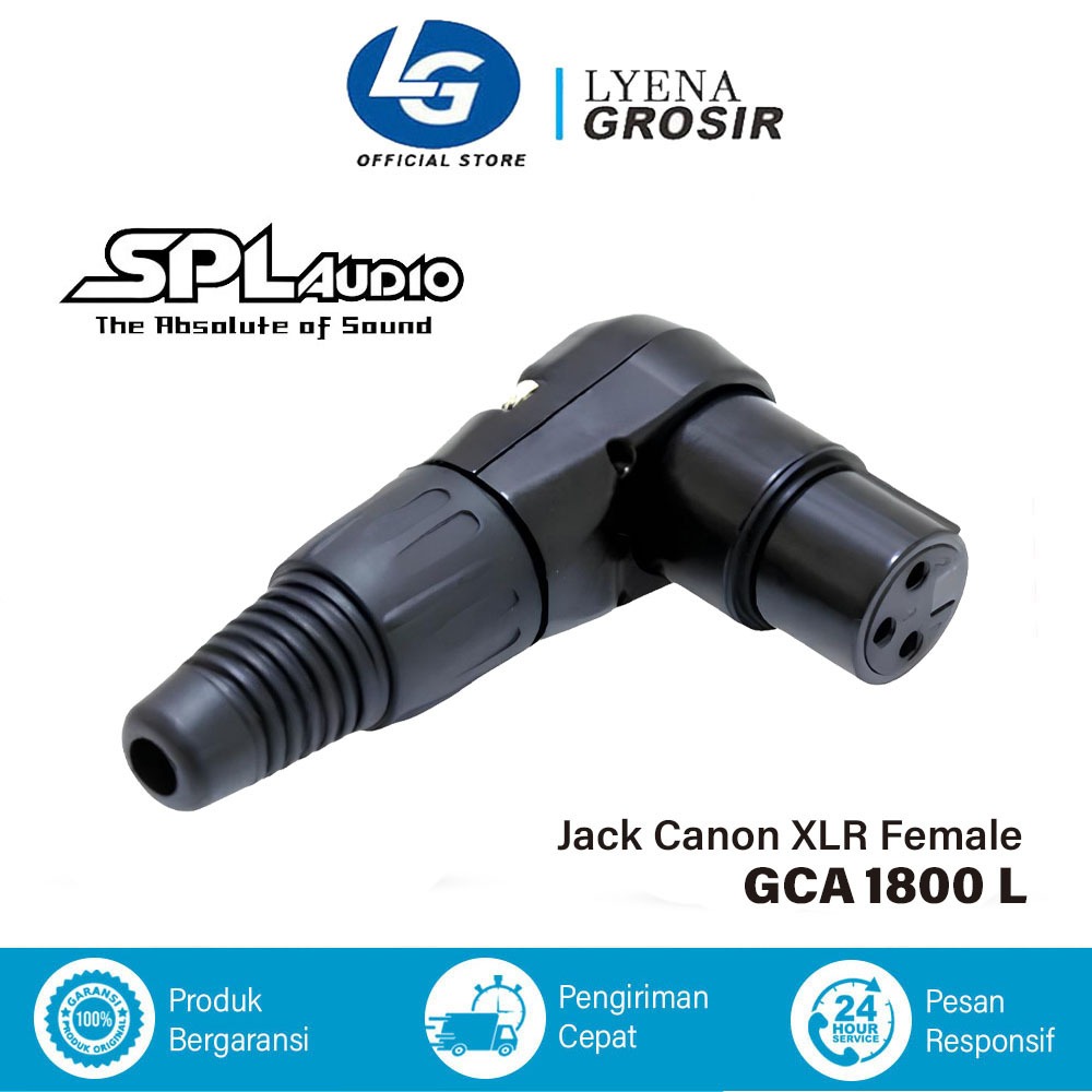 JACK CANON SPL GCA1800 L CONNECTOR JEK XLR FEMALE ORIGINAL