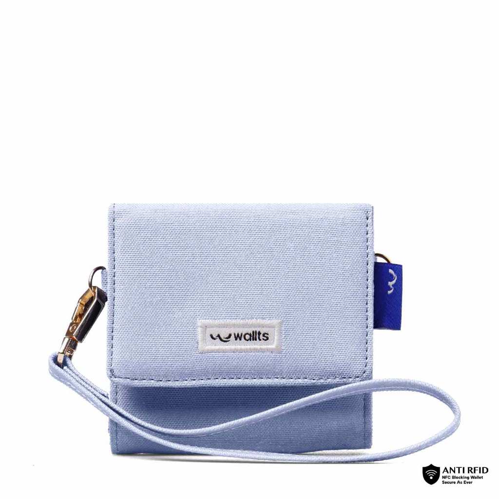 Wallts Abel Milky Taro - Dompet Wanita Dompet Koin Wanita Dompet Kanvas Mini Kecil