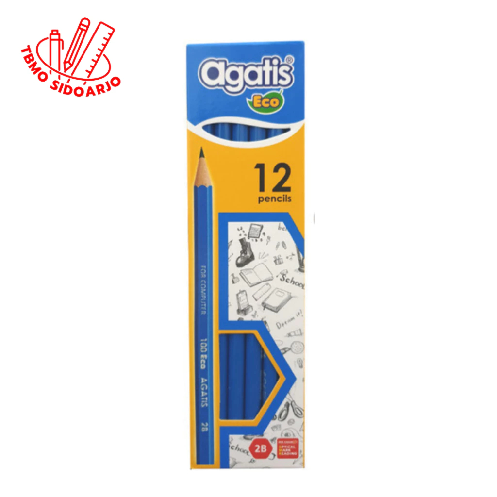 

Pensil 2B Agatis Eco Wood Blue Pencil Per Pack