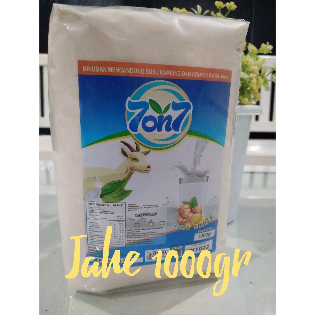 

Susu Kambing Etawa Rasa Jahe 7ON7 1000 gram