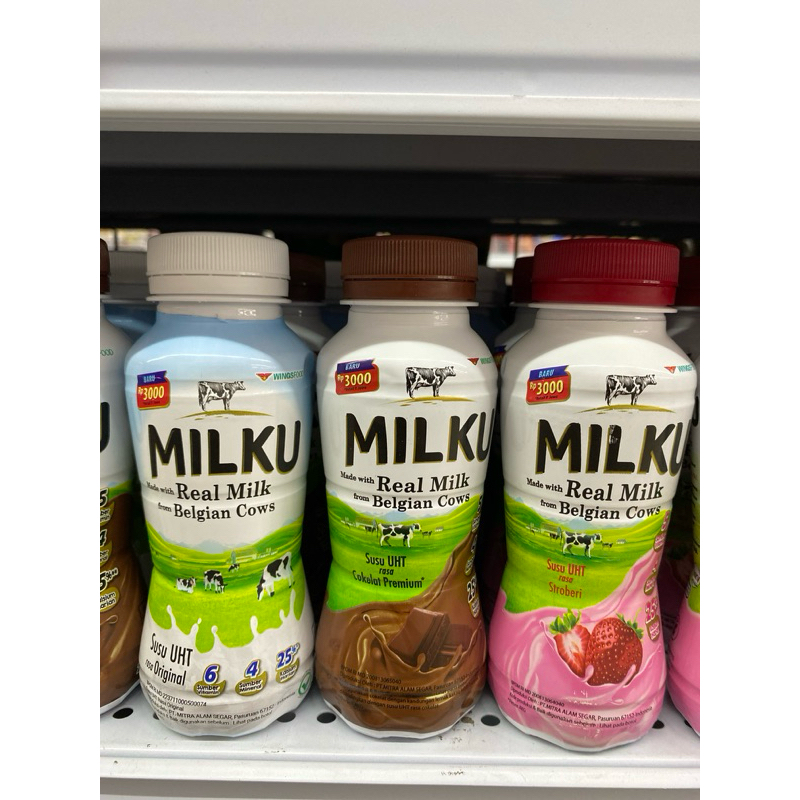 

MILKU SUSU UHT BOTOL 200ML