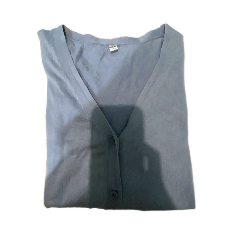 Preloved Cardigan UNIQLO Lilac lembut banget
