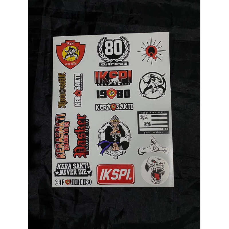 

Stiker Cutting IKSPI KERA SAKTI (isi 16pcs) Stiker Anti Air