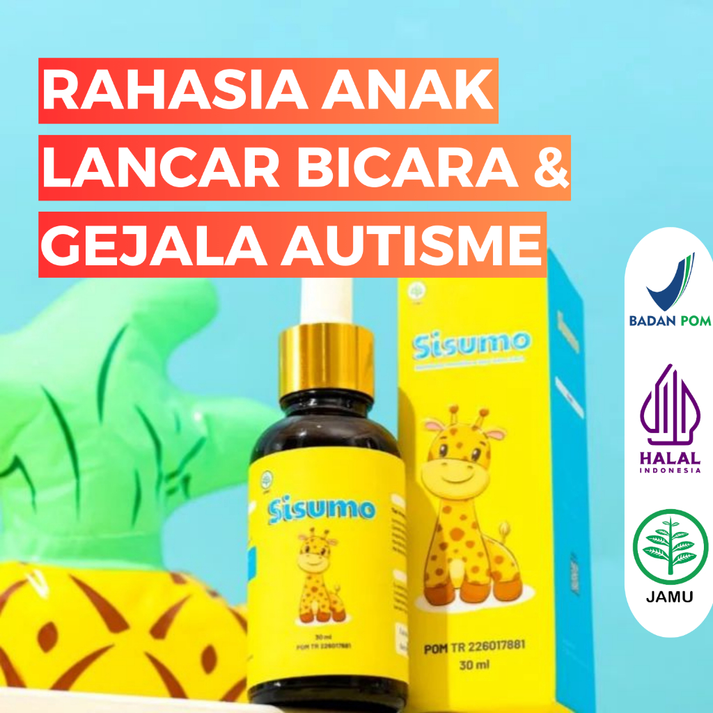 SISUMO Vitamin Anak Omega 3 Nutrisi Kecerdasan Untuk Otak Membantu Memelihara Daya Tahan Tubuh Anak