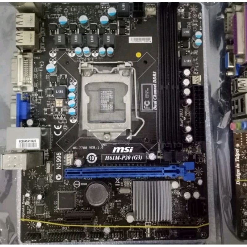 Mobo H61 MSI LGA 1155 DDR3 PLUS PROCI