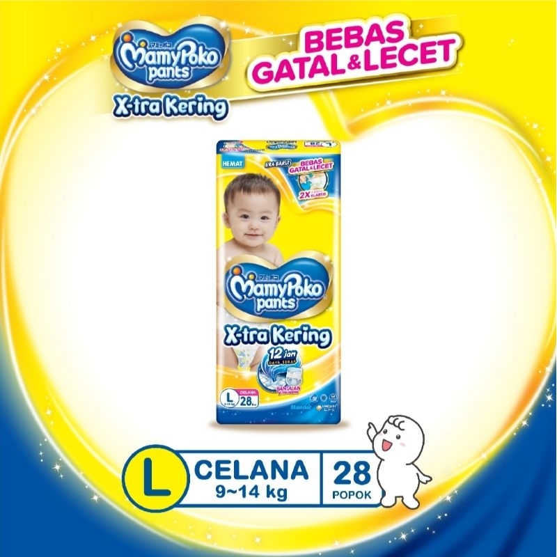 Mamypoko Pants xtra kering L28 l28
