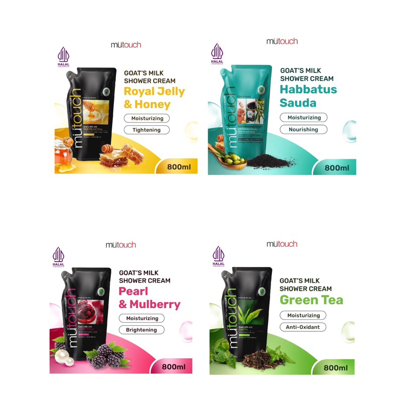 MUTOUCH Shower Cream Refill - 800ml
