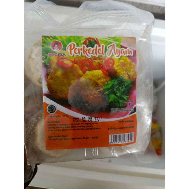 

perkedel ayam froozen isi 10 pcs