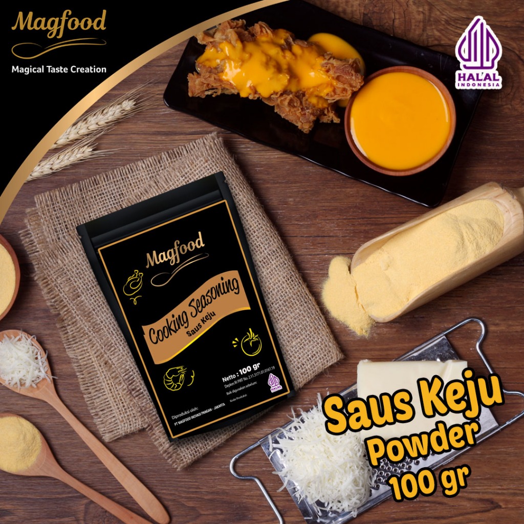 

Magfood Saus Keju [100g / 500g / 1kg]