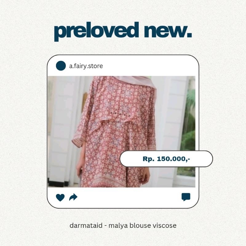 [PRELOVED] MALYA BLOUSE VISCOSE