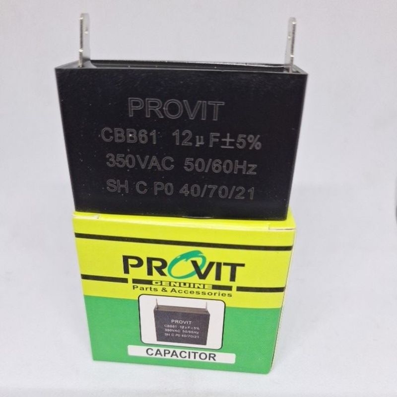 Kapasitor Kotak ET 950 12 UF Genset 2 Tak 4 Tak