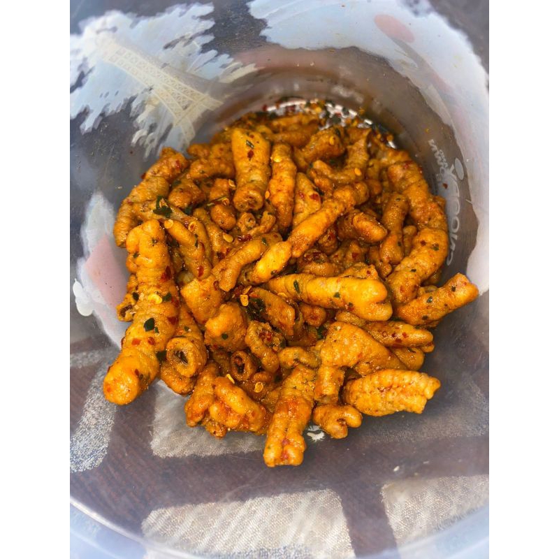 

Usus Crispy Viral Pedas Daun Jeruk 500gr