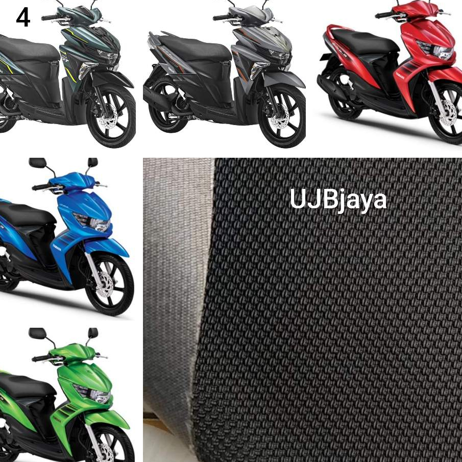 Kulit Jok Motor  Mio Soul GT 115 / Mio Soul GT 125 Standar / Bahan Ori Sarung Jok Motor  Mio Soul GT