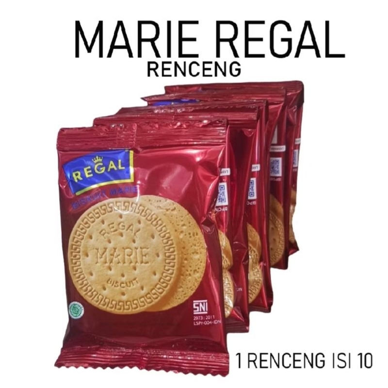 

REGAL MARIE BISKUIT RENTENG ISI 10 S