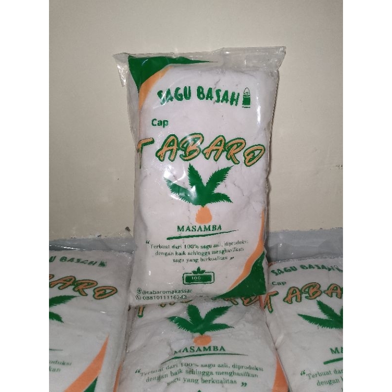 

Sagu Basah Asli Masamba 1Kg Bahan kapurung papeda