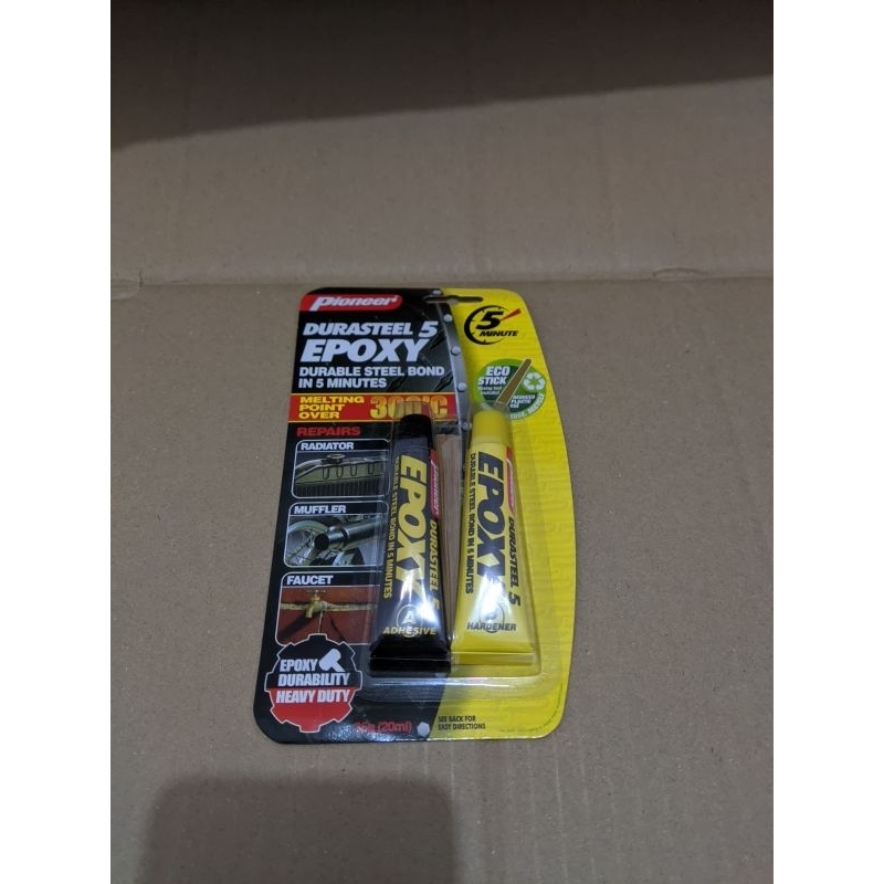 

Lem durasteel pioneer epoxy 35gr untuk radiator tahan panas sampai 300° celcius durastel