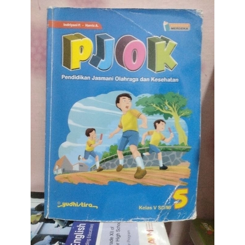 buku pjok/penjasorkes/penjas/penjaskes kelas 5 V sd mi yudhistira kurikulum merdeka