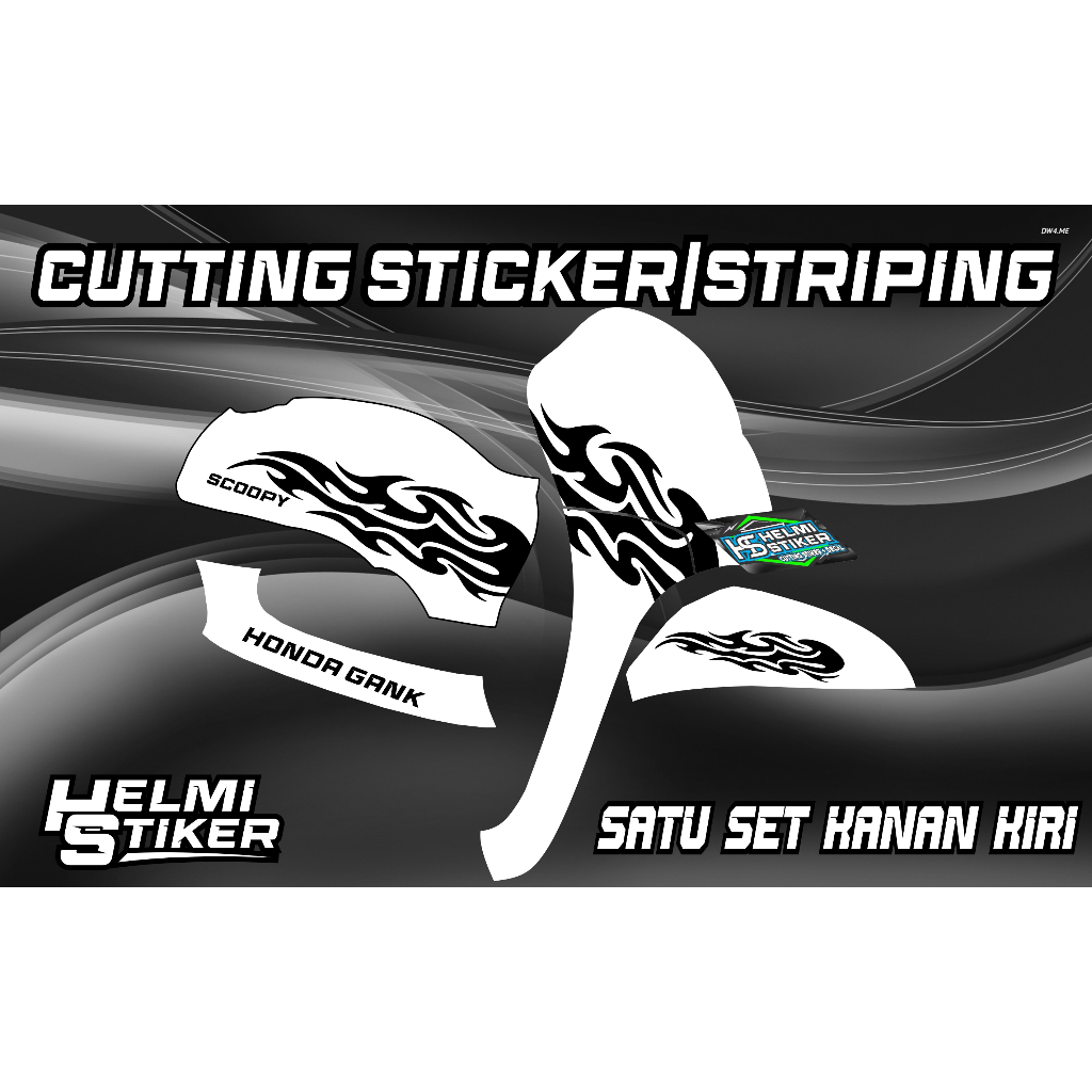 CUTTING STICKER/STRIPING SCOOPY 2020-2024 PRESTIGE