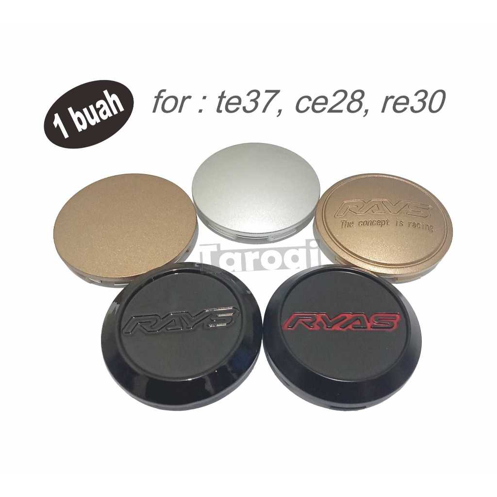 1 Buah Center Cap Tutup Dop Center Velg Te37 Ce28 Rays Re30 Ze40 JunDW