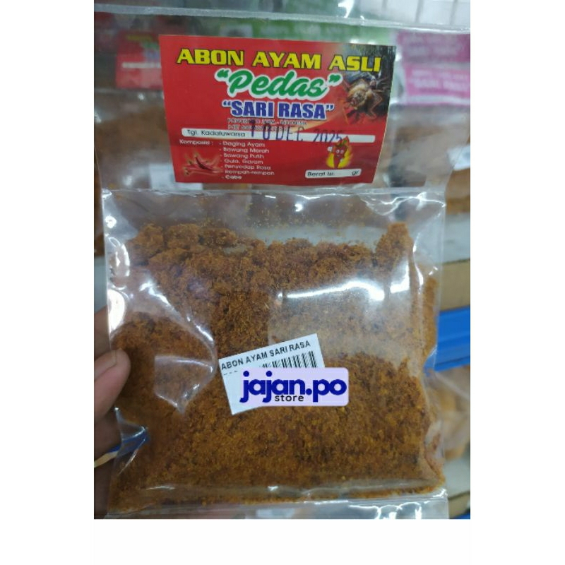 

Abon Ayam Asli Pedas Sari Rasa