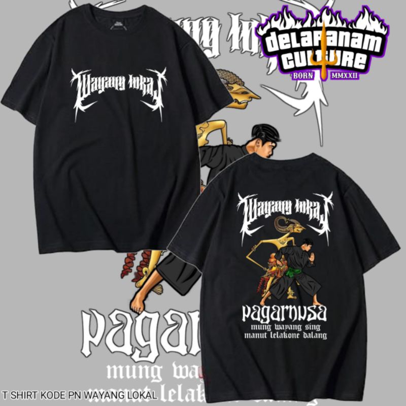 KAOS WAYANG LOKAL PAGAR NUSA DISTRO ARPANSA GASMI SILAT 1986 KODE WAYANGAN'S