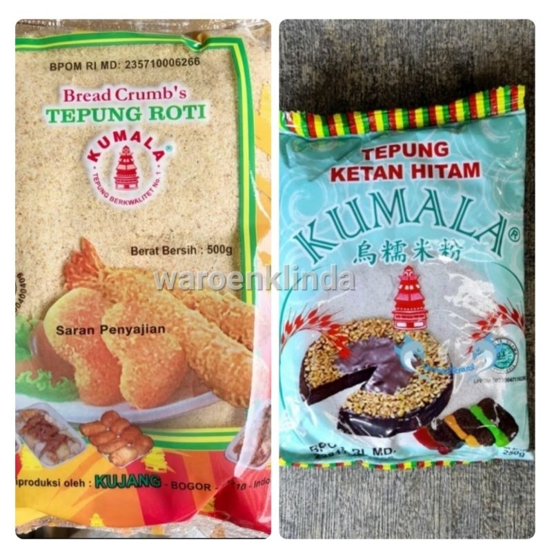 

Tepung ketan kumala 250 gram / tepung roti kumala 500 gram