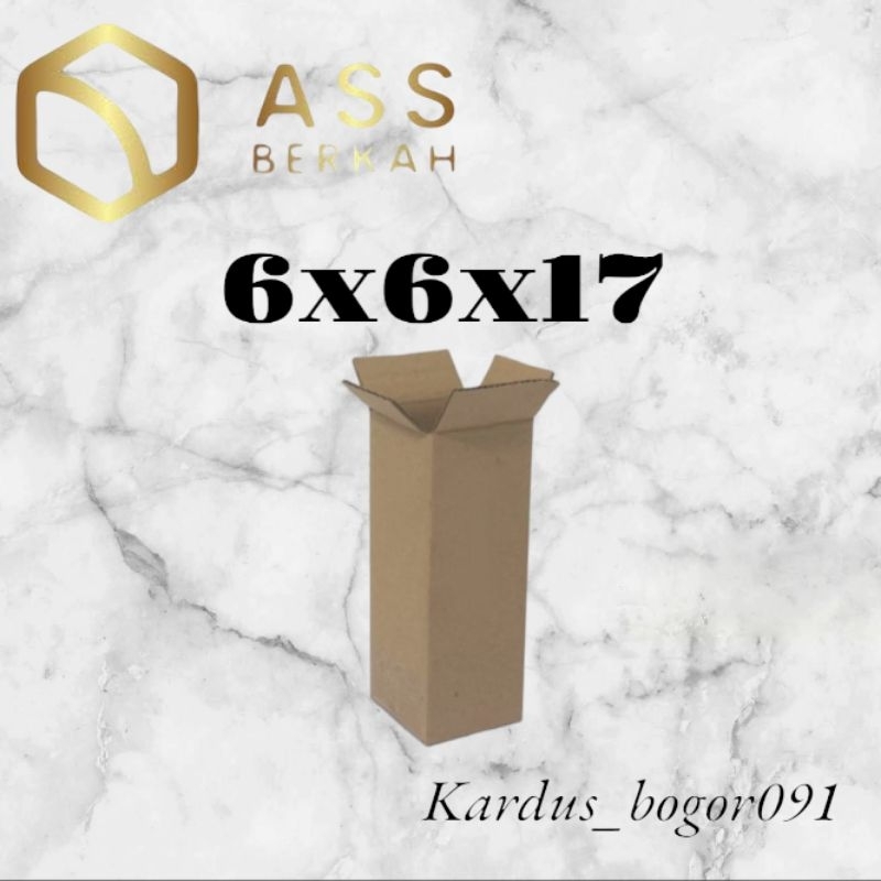 

kardus box packing 6×6×17