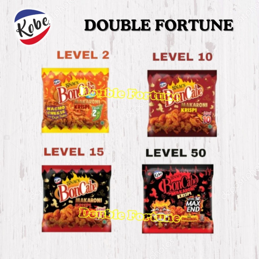 

BON CABE LEVEL 50 MAX END 20gr MAKARONI KRISPI KOBE BONCABE SNACK