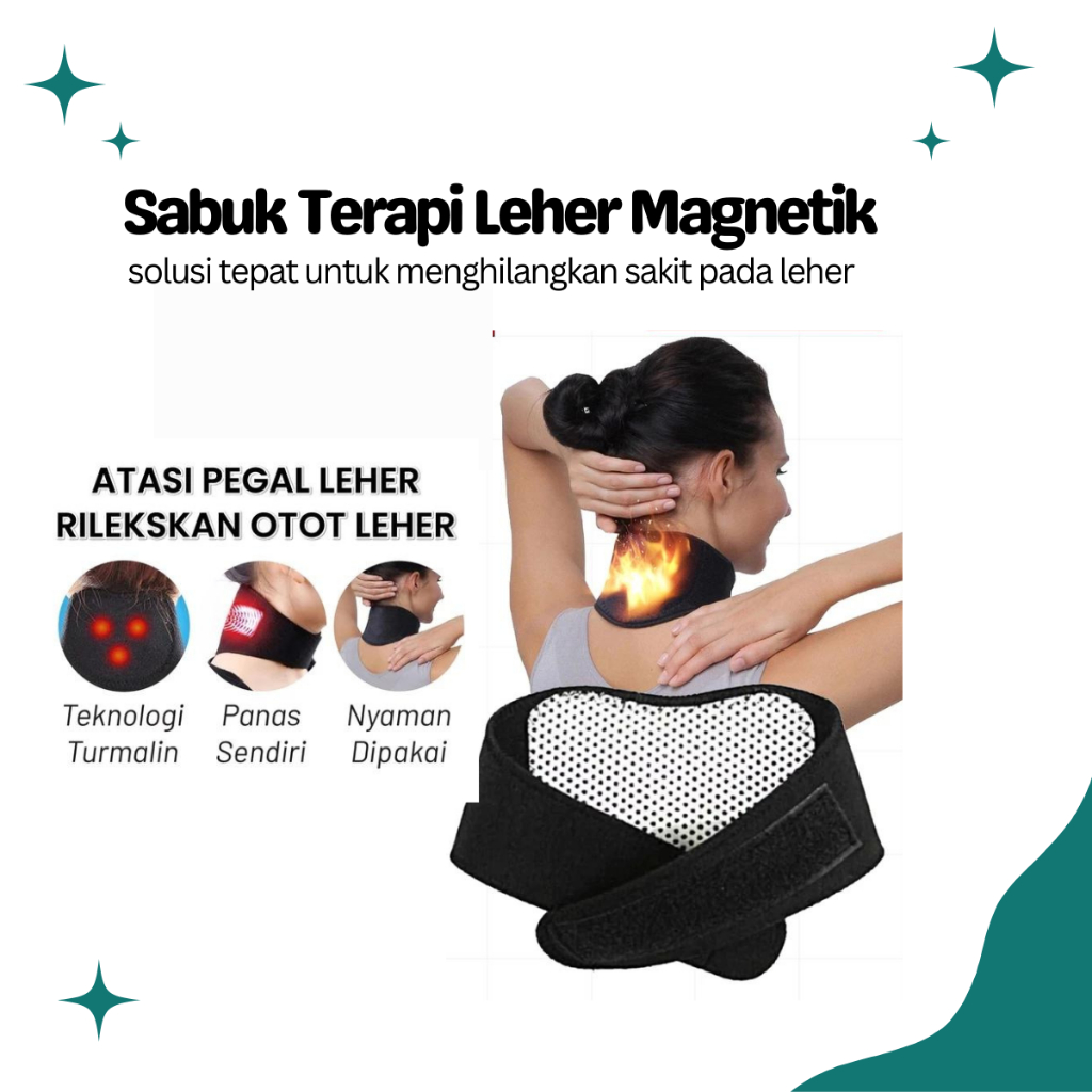 Sabuk Terapi Leher Magnetik / Sabuk Kesehatan Magnetik / Sabuk Leher