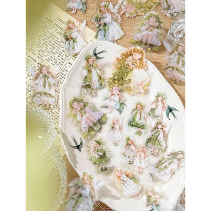 

STIKER JOURNALING WATERPROOF GIRL OF THE FOREST