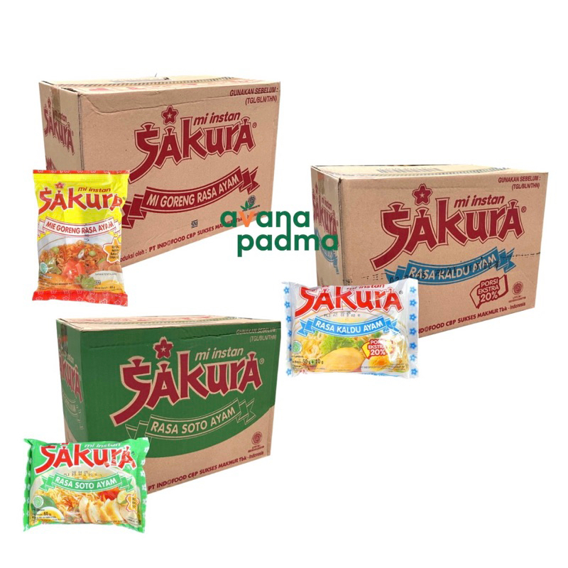 

Mi Instant Sakura Karton (Isi 40/Karton) (3 Varian Rasa)