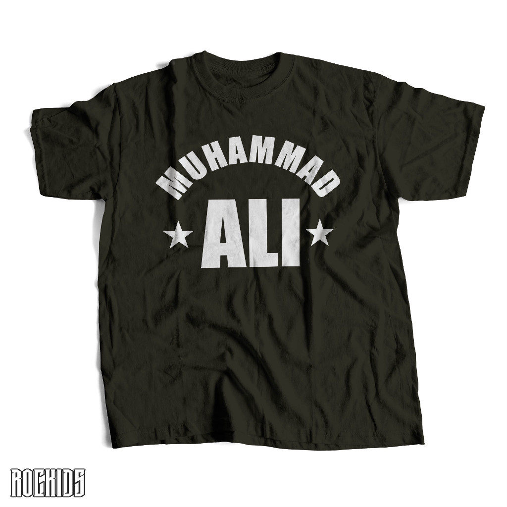 rockids - muhammad ali - tshirt muhammad ali - muhammad ali tees - kaos dewasa dan anak muhammad ali