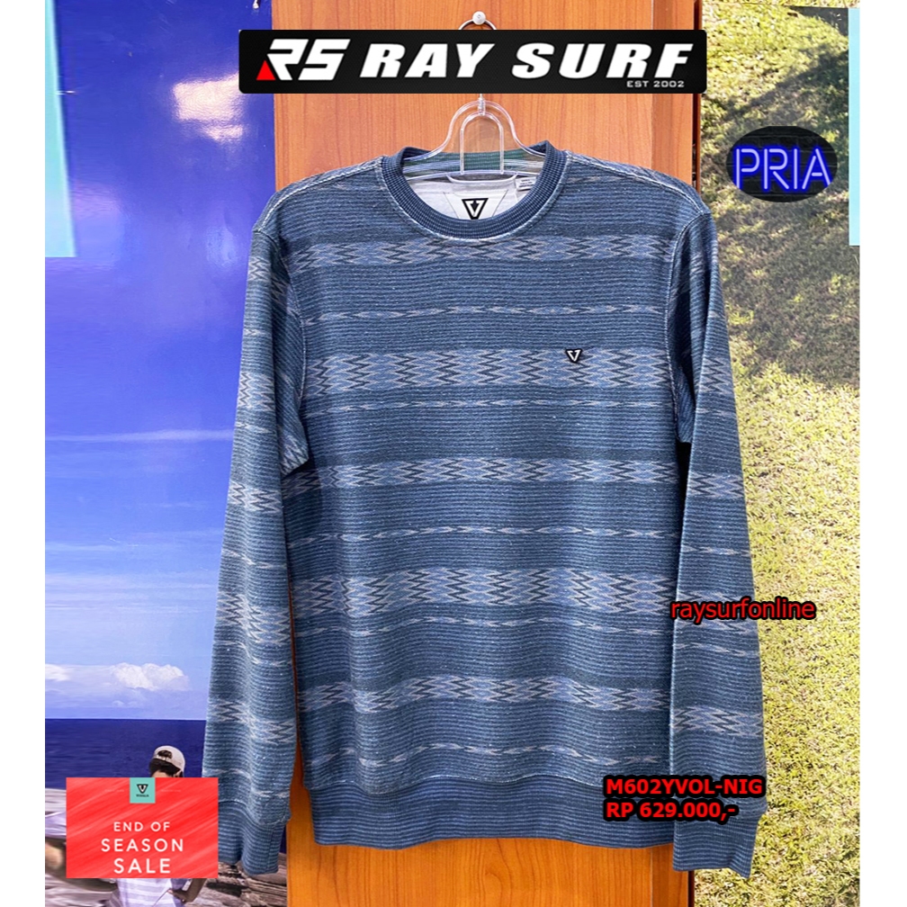 RAYSURF VISSLA SALE SWEATER PRIA M602YVOL-NIG ORIGINAL