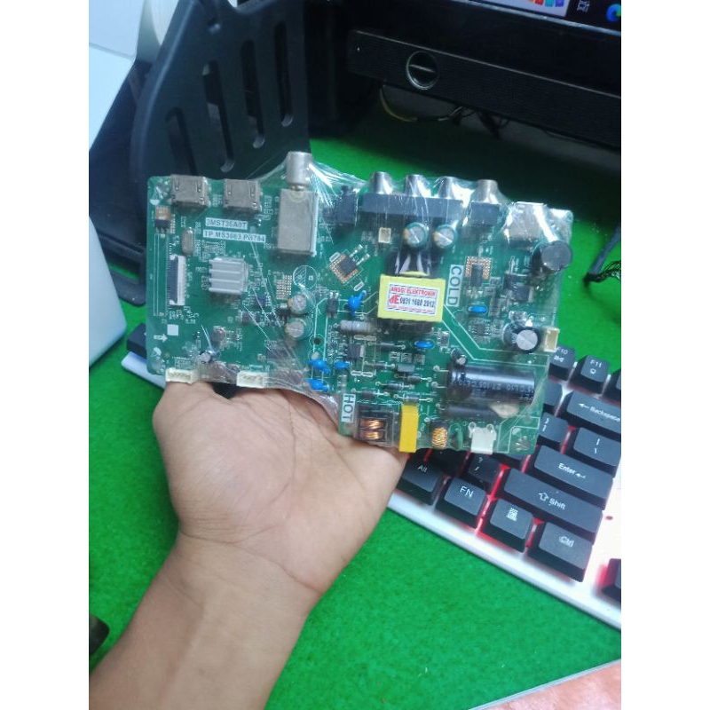 MB MAINBOARD TV LED TCL 32B3 DIGITAL MESIN TV LED TCL 32B3 SOKET KECIL