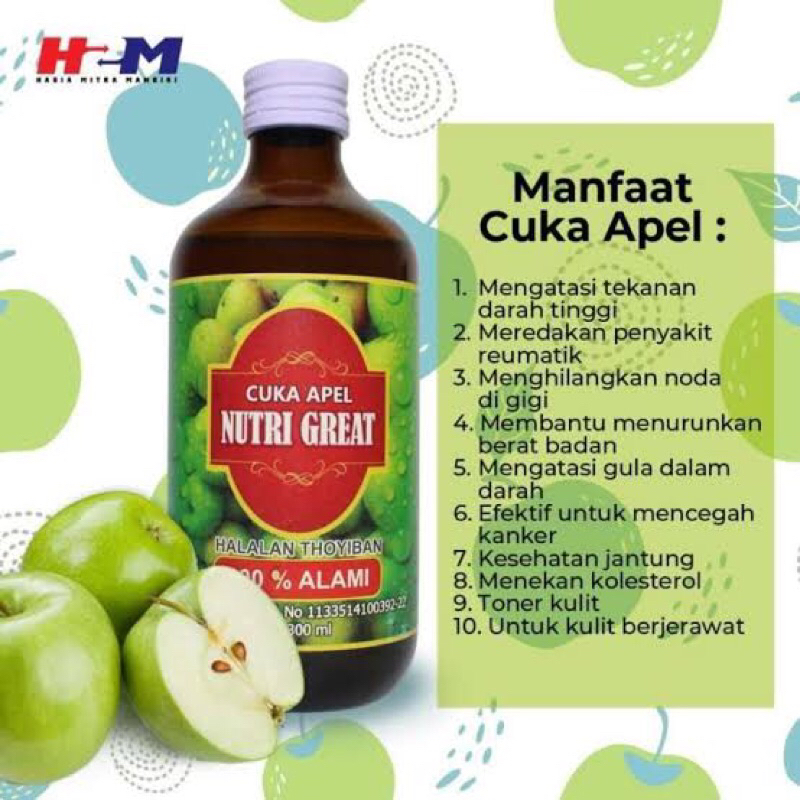 

CUKA APEL NUTRI GREAT 300 ml