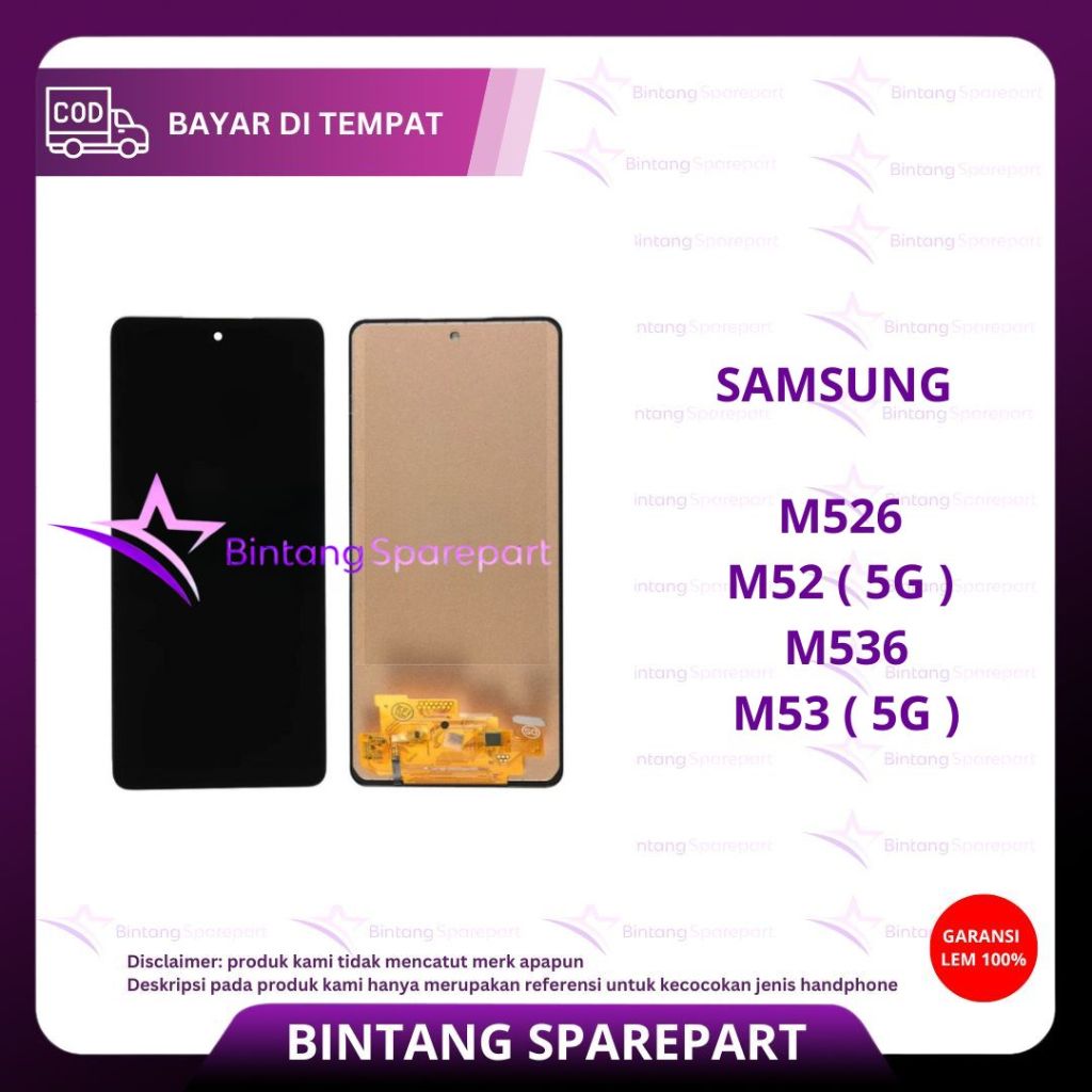 LCD TOUCHSCREEN SAMSUNG M526 / M52 ( 5G ) / M536 / M53 ( 5G )