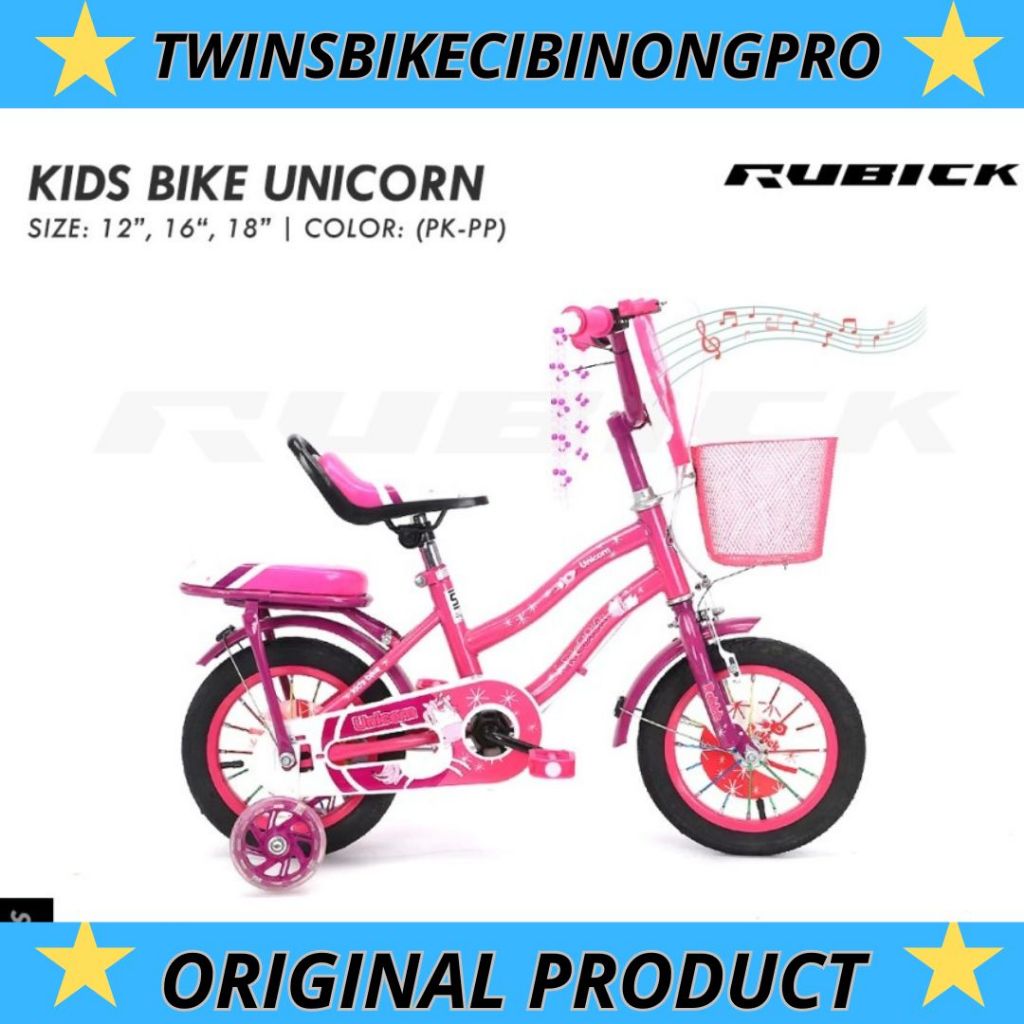 Sepeda Mini 12 Rubick Unicorn